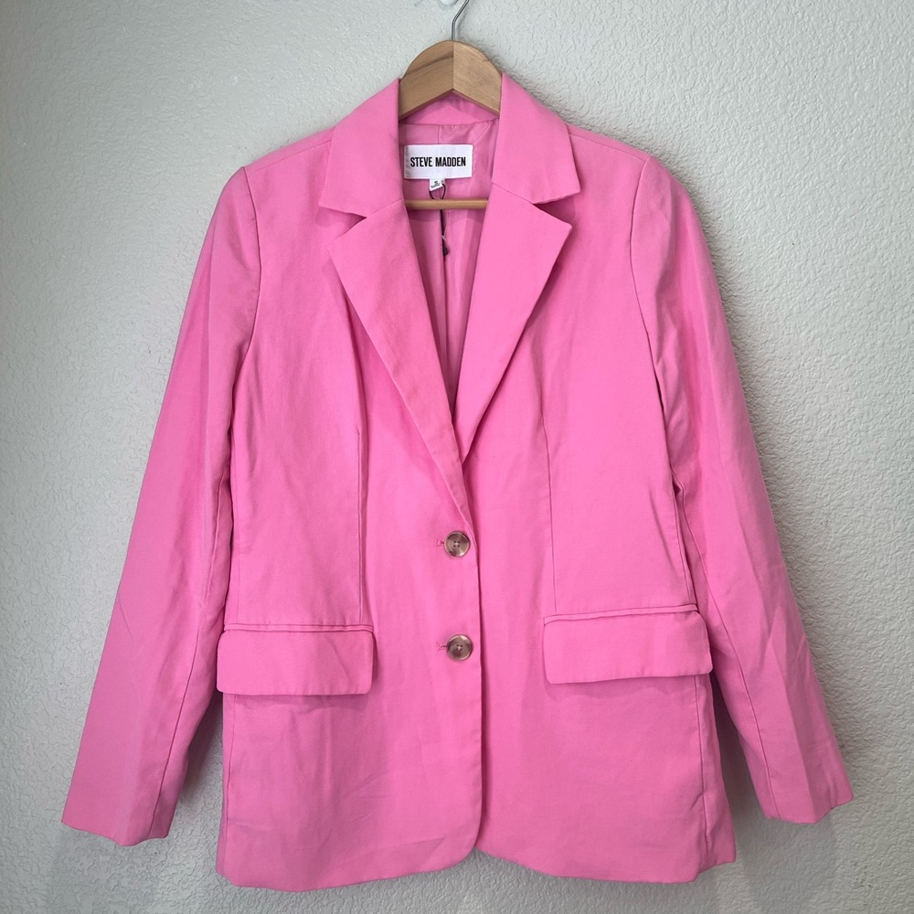 NWOT Steve Madden Pink Blazer, S